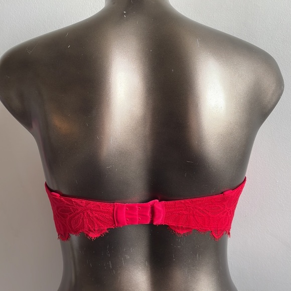 Strapless Eed Lace Bra 36C Pink Victoria’s Secret - Picture 5 of 7